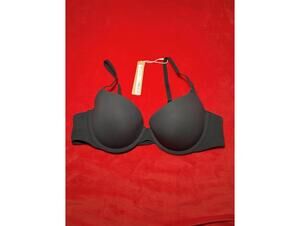 Skims Fits Everybody Push Up Demi Bra Color ONYX Size 38A